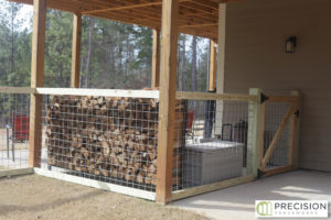wood privacy fence89